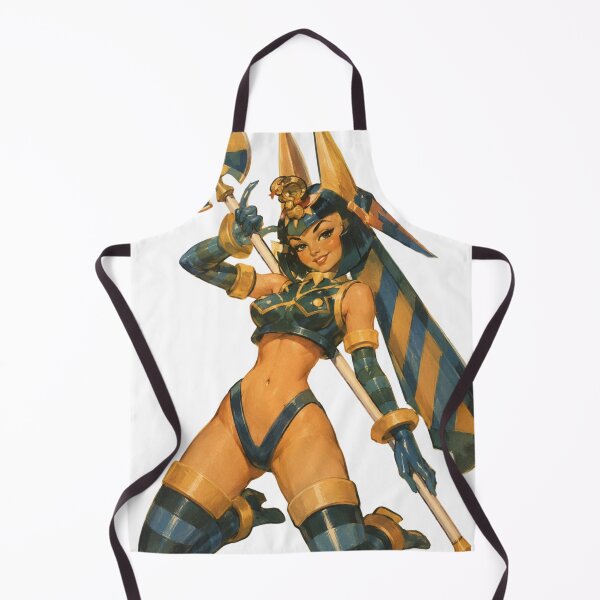 Item preview, Sun Guardian Pin-Up | Original Desert Fantasy Warrior Vintage Illustration designed and sold by Cosplayvintage.
