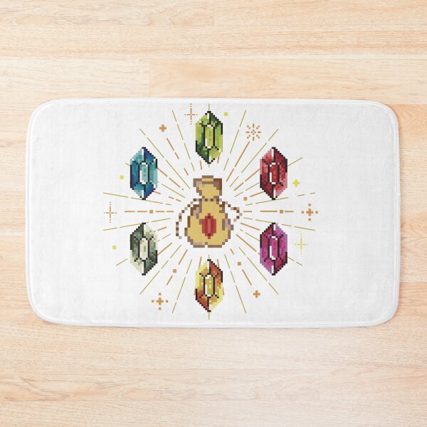 Item preview, bolsa de rupias pixel art zelda designed and sold by samuzai.
