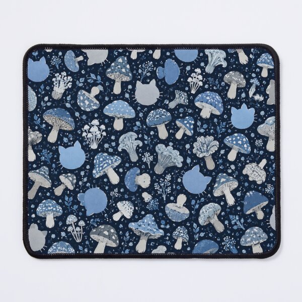 Item preview, Hidden Cats Among Blueberry Mushrooms designed and sold by Mindworx21.