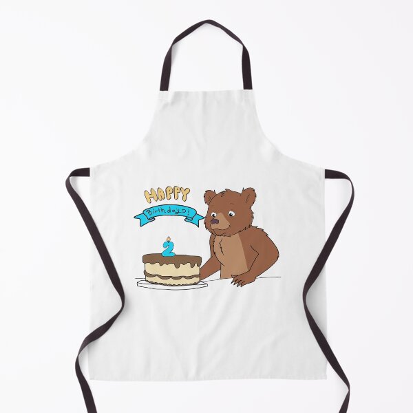 Item preview, Littlebear 2nd birthday cake blue designed and sold by fandomtrash97.