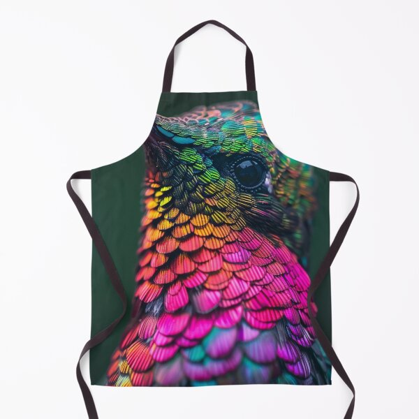 Item preview, Rainbow Hummingbird Close Portrait designed and sold by Pierce Millington Gallery.