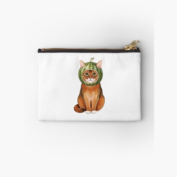 Item preview, Kawaii Fruit Kitty | Abyssinian & Watermelon designed and sold by KittyClosetStore.