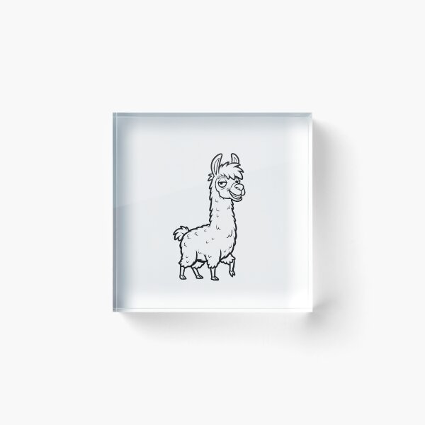 Item preview, Funny Cool Llama Cartoon Illustration designed and sold by ArtPer-design.