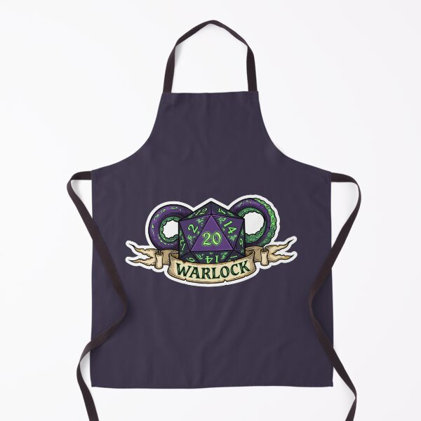 Item preview, Warlock D20 Class Crest Sticker - Funny D&D Warlock Dice Tabletop RPG Gift designed and sold by Dice_Goblin_Studio.