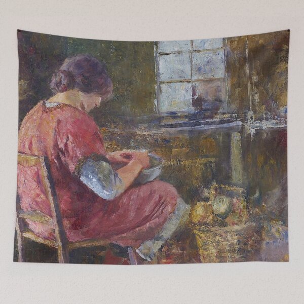 Item preview, Shelling Peas -Frederick McCubbin designed and sold by tomorrowsart.