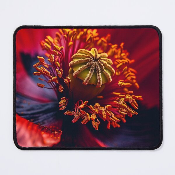 Item preview, Crimson Poppy Center Macro designed and sold by Pierce Millington Gallery.