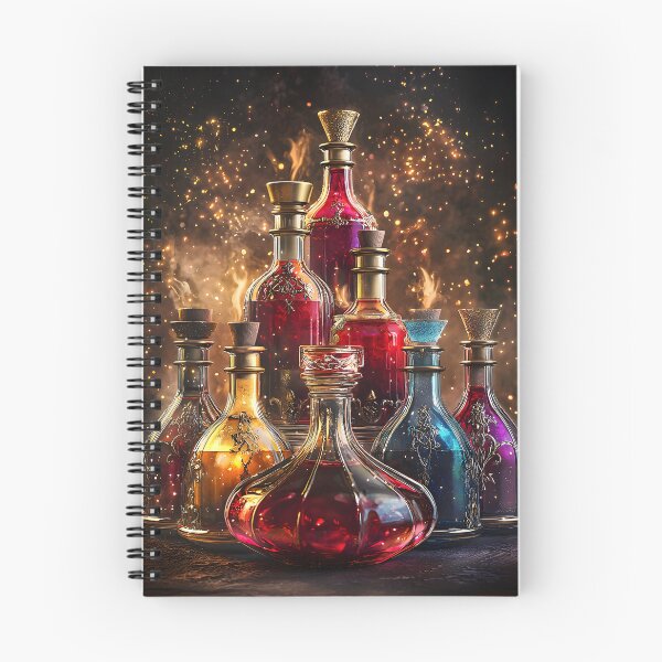 Item preview, 3d Render Of Colorful Potion Bottles Magi Digital designed and sold by Checho30.