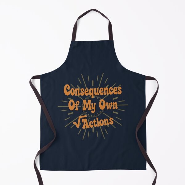 Item preview, Consequences Of My Own Actions Retro Sunburst Quote designed and sold by ANJ Creative Designs.
