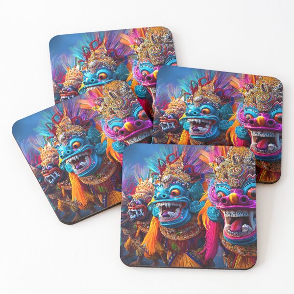 Item preview, Colorful Festive Masks in Cultural Celebration designed and sold by Artessie.