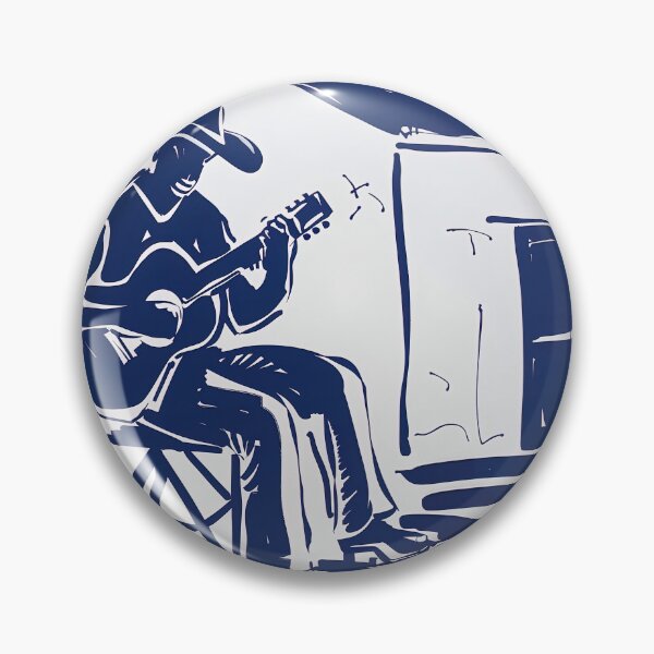 Item preview, Country music - Blue Abstract Art designed and sold by shadow-bloom.