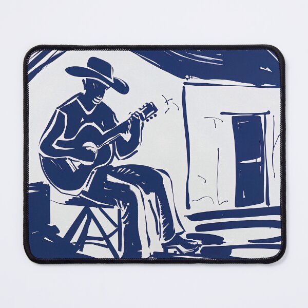 Item preview, Country music - Blue Abstract Art designed and sold by shadow-bloom.