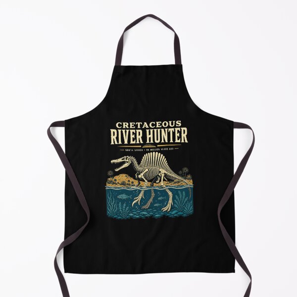 Item preview, Vintage Spinosaurus Skeleton River Hunter Illustration designed and sold by AMICO77.