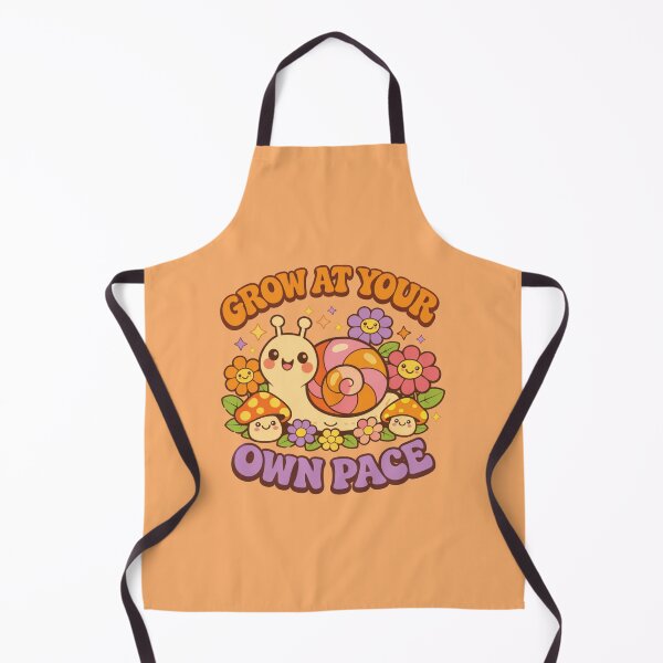 Item preview, Grow At Your Own Pace – Cute Retro Snail Design designed and sold by helenostore.