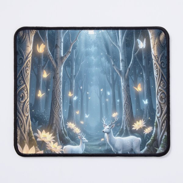 Item preview, Silver Stags in the Moonlight designed and sold by Fanta-sticky.
