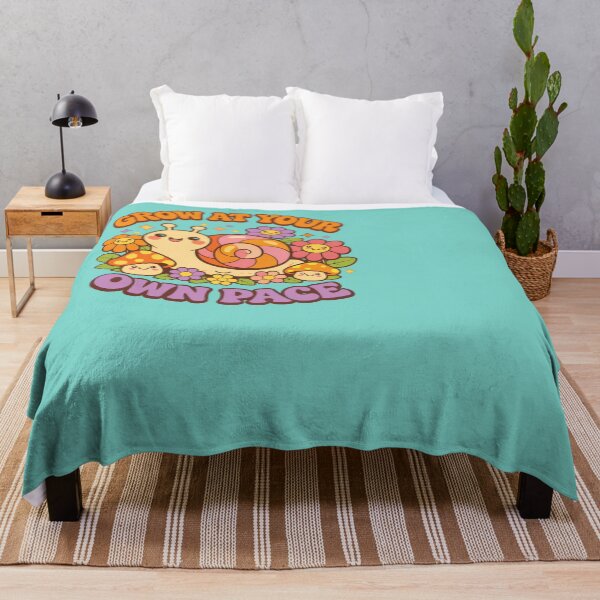 Item preview, Grow At Your Own Pace – Cute Retro Snail Design designed and sold by helenostore.