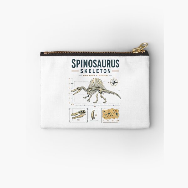Item preview, Vintage Spinosaurus Skeleton River Hunter Illustration designed and sold by AMICO77.
