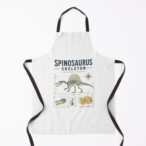 Item preview, Vintage Spinosaurus Skeleton River Hunter Illustration designed and sold by AMICO77.