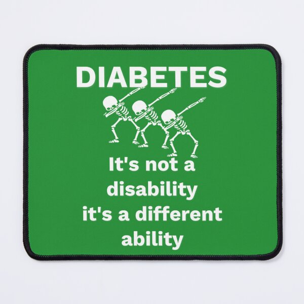 Item preview, Diabetes Is Not a Disability – Diabetes Humor designed and sold by DiabetesPrints.