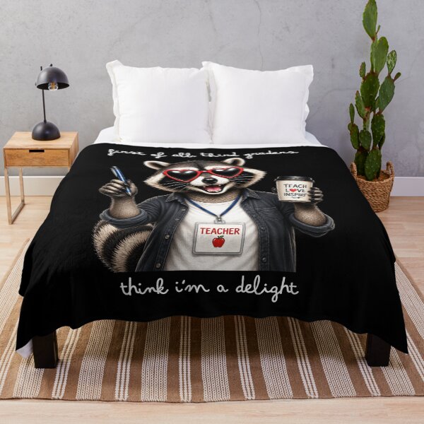 Item preview, Third Grade Teacher Funny Racoon designed and sold by LounisArt.