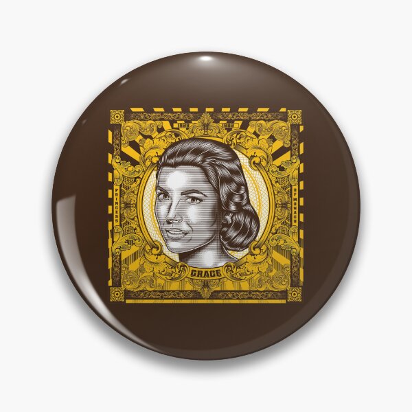 Item preview, Princess Grace In Memoriam (on Brown) designed and sold by PawsitiveMum3.