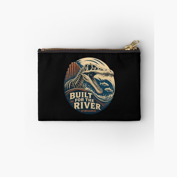 Item preview, Vintage Spinosaurus Skeleton River Hunter Illustration designed and sold by AMICO77.