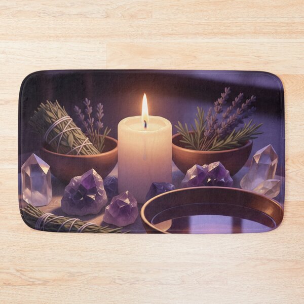 Item preview, Cleansing ritual - Lavender, crystals, and candlelight designed and sold by NeyhineAngelionShop.