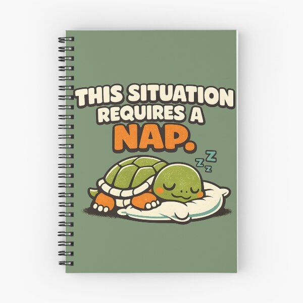 Item preview, Emergency Nap Turtle,  This Situation Requires A Nap Funny Sleep design designed and sold by  Artistry in Motion by MADsrecreation.