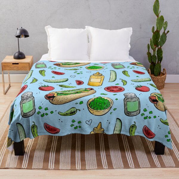 Item preview, Chicago Style Hot Dog - Blue designed and sold by PipermintPress.