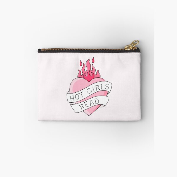 Item preview, Hot Girls Read Pink Heart designed and sold by ingardensdesign.
