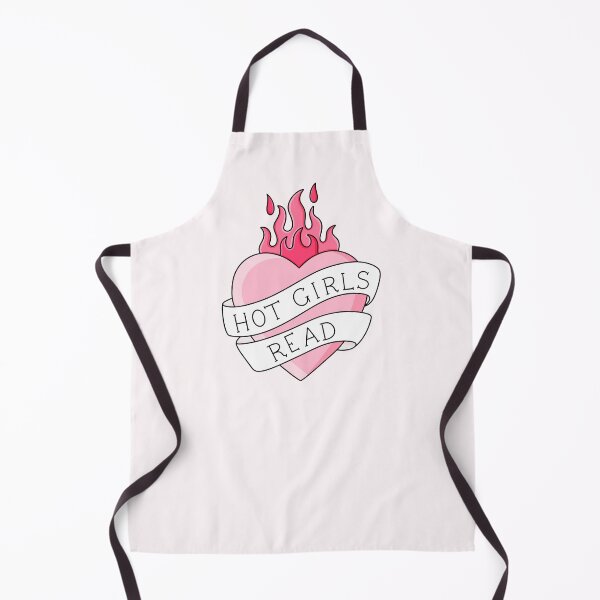 Item preview, Hot Girls Read Pink Heart designed and sold by ingardensdesign.