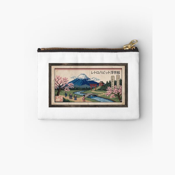 Item preview, Japanese vintage 8bit pixel Fuji designed and sold by alex889art.