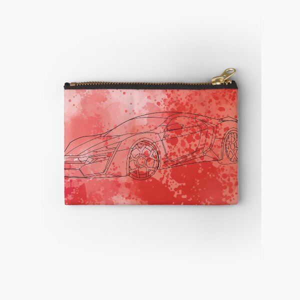 Item preview, Lykan HyperSport Supercar Red Watercolor Art designed and sold by Marcin Dabski.