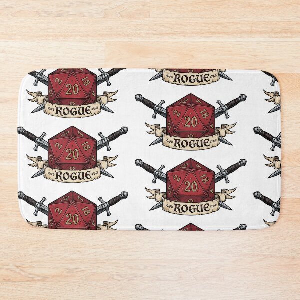 Item preview, Rogue D20 Class Crest Sticker - Funny D&D Rogue Dice Tabletop RPG Gift designed and sold by Dice_Goblin_Studio.