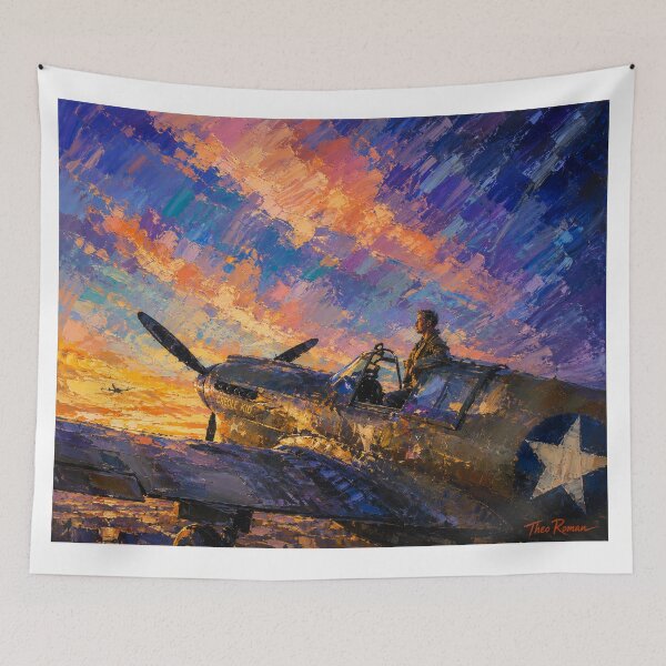 Item preview, P40 Warhawk at Dawn designed and sold by Military Machine History.