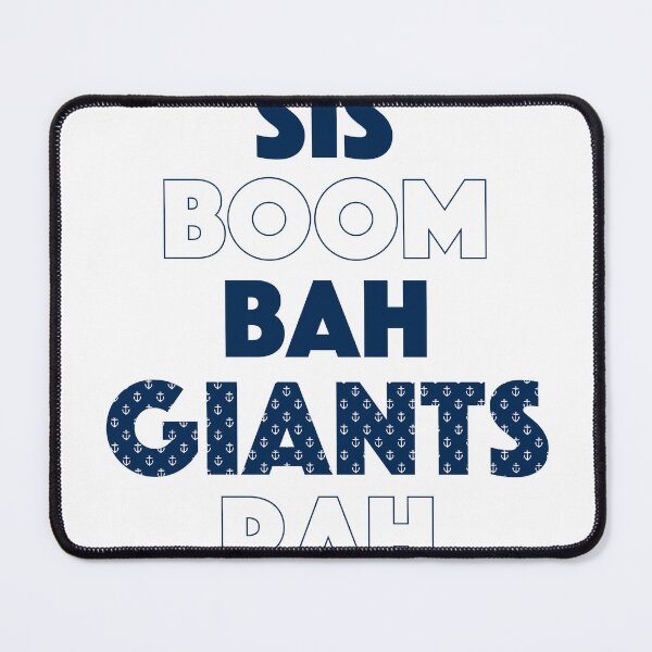 Aperçu de l'œuvre Sis Boom Bah Giants Rah créée et vendue par TaskMe.