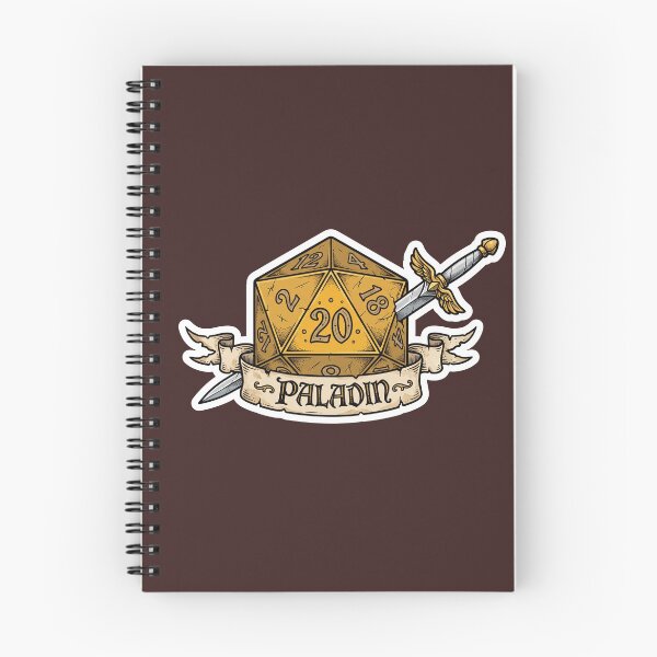 Item preview, Paladin D20 Class Crest Sticker - Funny D&D Paladin Dice Tabletop RPG Gift designed and sold by Dice_Goblin_Studio.