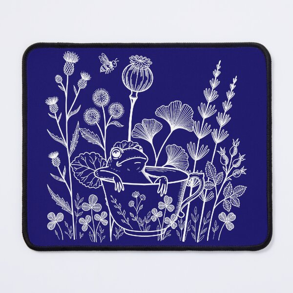 Item preview, Frog in a Teacup – Botanical Illustration designed and sold by RitaRuni1992.