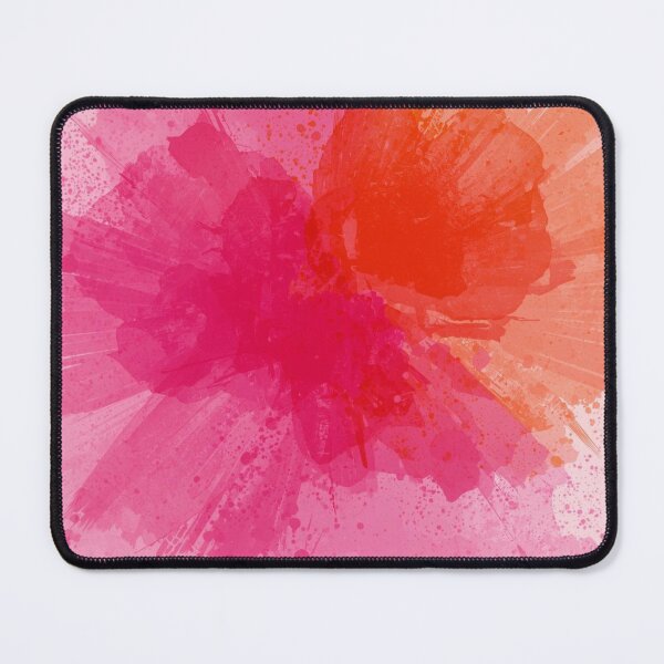 Item preview, Pink and orange watercolor splashes designed and sold by ba-gonz.