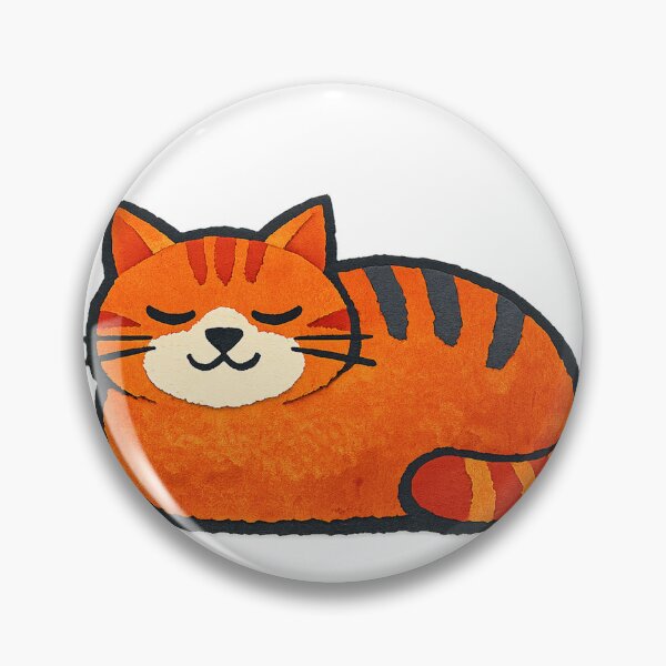 Item preview, Cozy Ginger Cat Loaf Sleepy Orange Tabby designed and sold by eignvalue.