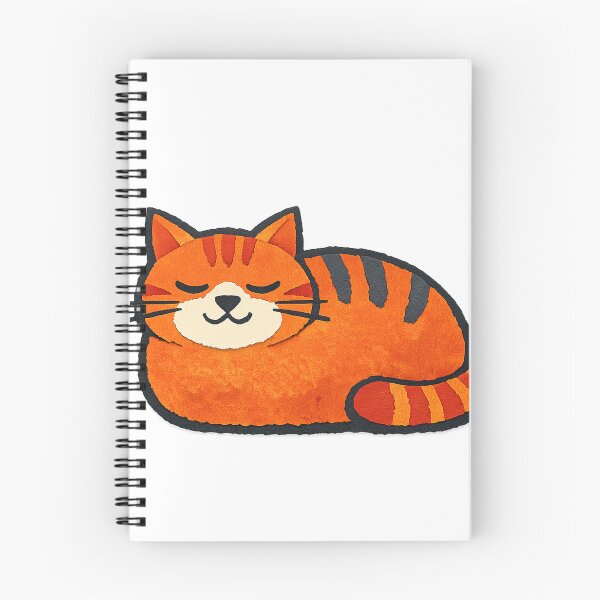 Item preview, Cozy Ginger Cat Loaf Sleepy Orange Tabby designed and sold by eignvalue.