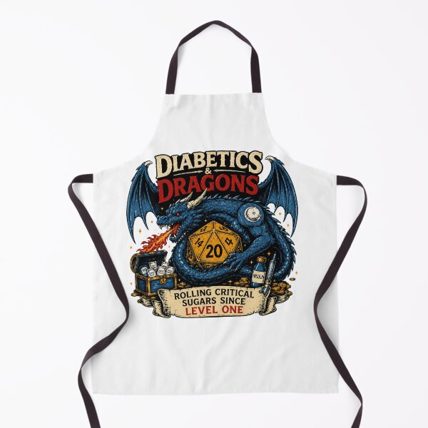 Item preview, Diabetics & Dragons: Rolling Critical Sugars designed and sold by BlindPete.
