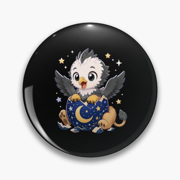 Item preview, Cute Kawaii Griffin Chibi Mythical Creature Illustration designed and sold by AMICO77.