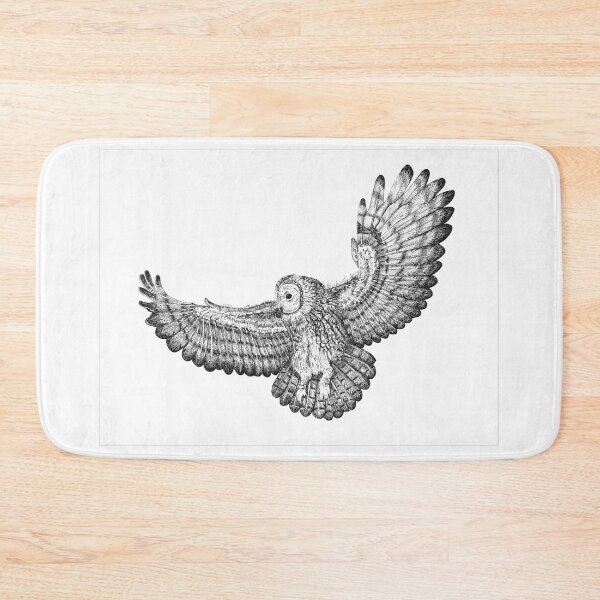 Item preview, Tawny Owl Ink Illustration  designed and sold by Magpie Prints.