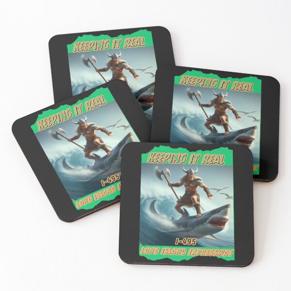 Item preview, Keep It Real on Long Island Express Surfing viking berserker designed and sold by VinlandFashion.
