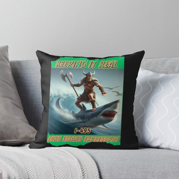 Item preview, Keep It Real on Long Island Express Surfing viking berserker designed and sold by VinlandFashion.