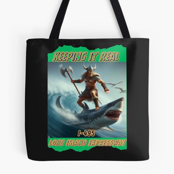 Item preview, Keep It Real on Long Island Express Surfing viking berserker designed and sold by VinlandFashion.