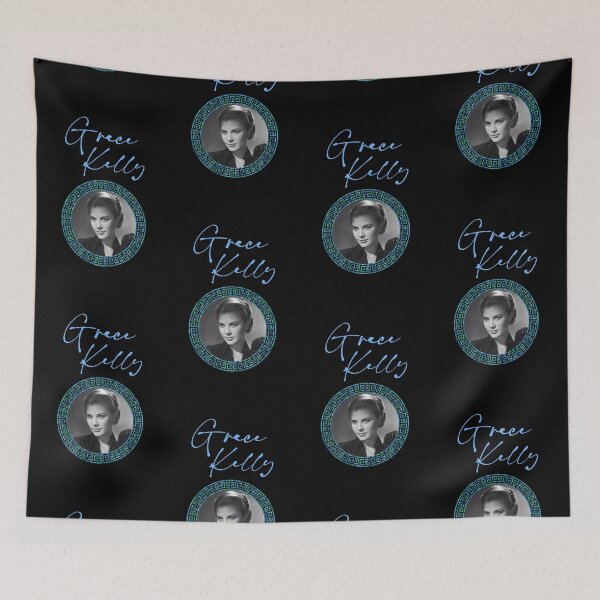 Item preview, Grace Kelly Blue/Green (on Black) designed and sold by PawsitiveMum3.
