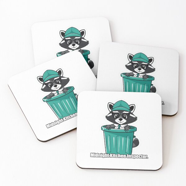 Item preview, Raccoon - Midnight Kitchen Inspector - Funny Raccoon Gift designed and sold by pawdrops.