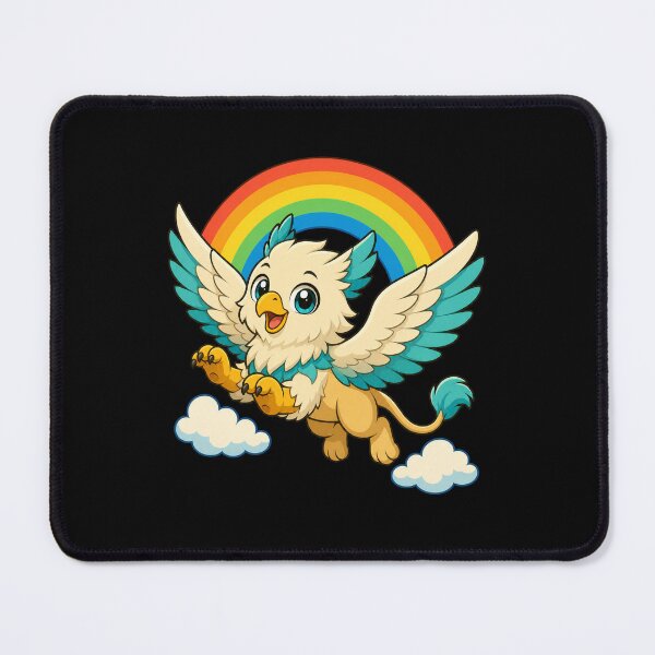 Item preview, Cute Kawaii Griffin Chibi Mythical Creature Illustration designed and sold by AMICO77.