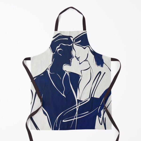Item preview, Couple - Blue Abstract Art designed and sold by shadow-bloom.